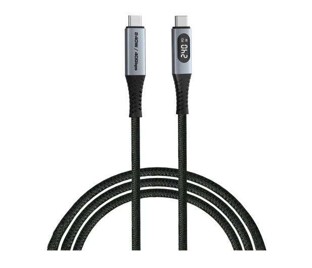 VERBATIM Sync & Charge Cable USB-C to USB-C 240W 40 Gbps Display 120 - 1340218 - zdjęcie